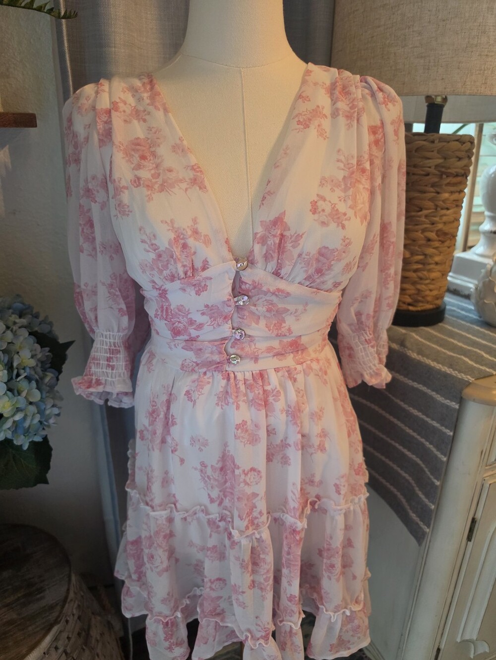 Altard State Pink Floral Dress